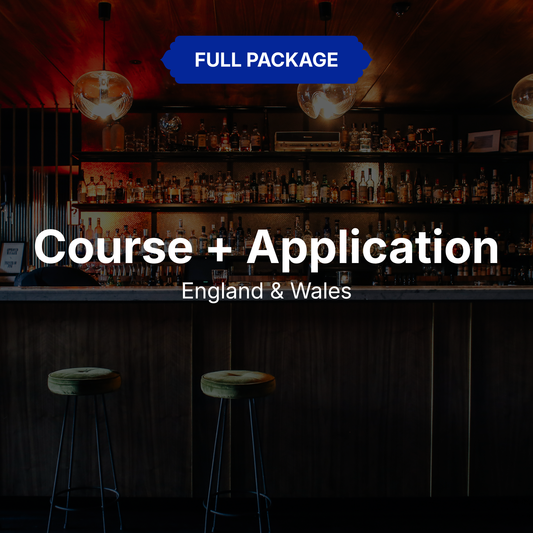 Personal Licence Course + Application Service (Full Package) - England & Wales